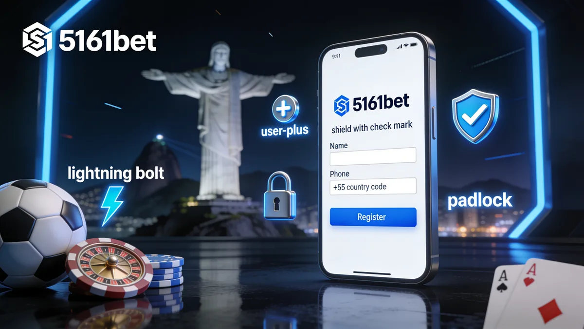 5161bet no Brasil — Como se cadastrar na 5161bet